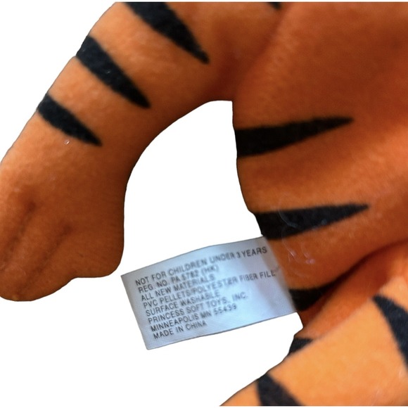 Vintage 1997 Kellogg's Frosted Flakes Cereal Tony the Tiger Beanie Plush - Picture 4 of 5